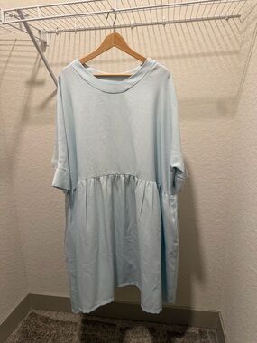 Mimu Maxi Light Blue Frock